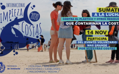 Jornada de limpieza de playas en el Uruguay