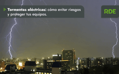 Tormentas eléctricas: cómo evitar riesgos y proteger tus equipos.