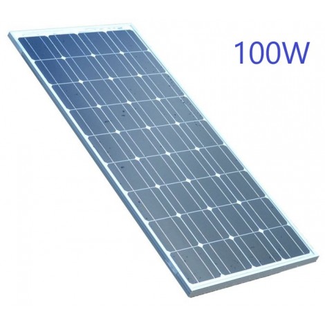 Panel Solar Fotovoltaico 100W 12V Monocristalino