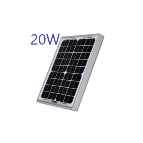 Basage Panel Solar Monocristalino de 20W 12V Impermeable 210X180Mm Tablero de Carga Solar PortáTil EcolóGico 