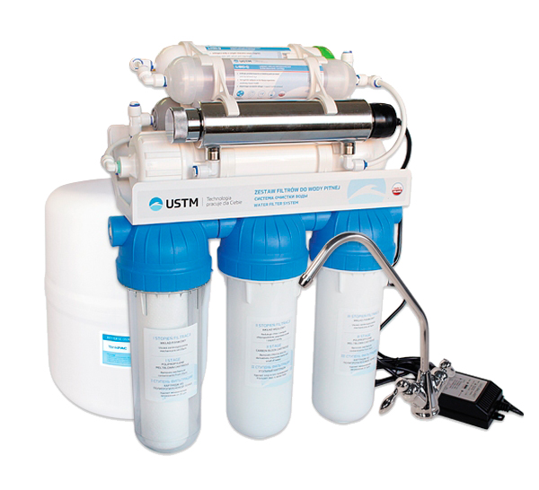 Purificador de Agua de Osmosis Inversa de 10 etapas RO10G con UV